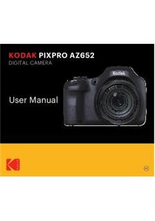 Kodak PixPro AZ652 manual. Camera Instructions.